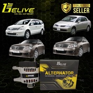 BELIVE 100% NEW NISSAN LIVINA/LATIO~1.8cc~,SYLPHY G11~2.0cc~,TEANA J32~2.0cc~ 6PK/3PIN/140AMP ALTERN