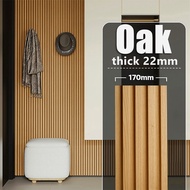 WPC Fluted Wall Panel 9.5-10ft [Waterproof Eco-Friendly] 3000mm*170mm*22MM Grooved Wall Panels Moder