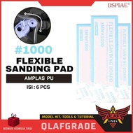 Flexible Sanding Pad grit 1000 DSPIAE sandpaper Sanding Board FS-1000