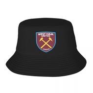 West Ham United Bucket Hat Print Fisherman Hat Cotton Sun Fishing Cap Fun Lightweight for Travel