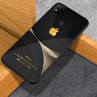 Softcase Mewah for Xiaomi Redmi 9C Premium Glass Case Mewah Model Logo iPhone | PX162 | Softcase Kaca Mewah | Softcase Mewah Logo iPhone | Softcase Murah Redmi 9C | Softcase Mewah Redmi 9C | Softcase Custom for All Tipe | Custom Case Mewah | Softcase