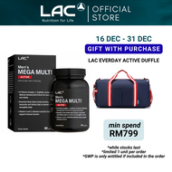 [Expiry Aug 2026] LAC Men’s Mega Multi Active (90 Caplets) Daily Multivitamin and Nutrition Formula