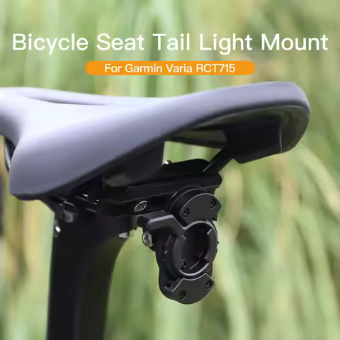 For Garmin Varia RCT715 Bicycle Seat Tail Light Mount Radar GoPro Plastic Adapter Seatpost Bracket A
