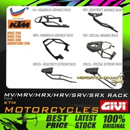 MONORACK GIVI (ZR/SRV/J RACK) FOR ALL KTM MOTORCYCLES DUKE, ADVENTURE, 200/250/390