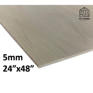 (2ft x 4ft)=(60cm x 120cm) 5mm Plywood Timber Panel Wood Board Sheet Ply Wood Papan Kayu Perabot