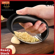1PC Stainless Steel Handmade Garlic Crusher, Daily Solid Household Manual Garlic Ring Masker for Kit