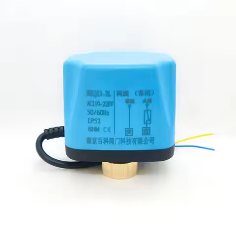 DN15-50 Motorized Ball Valve Actuator Motor Two Wire AC220V DC24V DCV12V Electric Valve Actuator