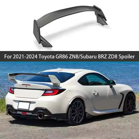 For Toyota GR86 ZN8 Subaru BRZ ZD8 Trunk Spoiler Glossy Black Exterior Guard Decoration Auto Accesso