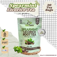 RAW TISANE Spearmint With Licorice Root Tea: Spearmint Leaf Tea & Licorice Root Contains 30 Tea Bags