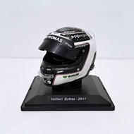 [Ready Stock] F1 Helmet Model 1: 5 Spark Bottas 2017 Helmet Mercedes-Benz W08 Bottas F1 W08 EQ Power
