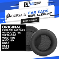 Corsair Headset ORIGINAL Ear pads replacement Earpad [Virtuoso/HS55/HS65/HS80/Void Pro/HS50/HS60/Vir