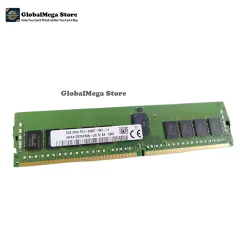 1PCS RAM 8GB REG Server Memory HMA41GR7AFR8N-UH 8G 2RX8 DDR4 PC4-2400T