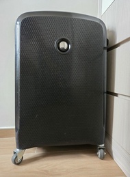 法國品牌 Delsey Belfort Plus 26吋黑色行李箱/喼/Luggage/Baggage/Suitcase (換了全新金屬啤令轆,堅固耐用更順滑)