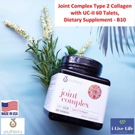สำหรับข้อต่อการเคลื่อนไหวและความยืดหยุ่น Joint Complex Type 2 Collagen with UC-II 60 Talets Dietary 