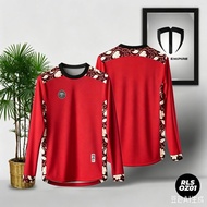 Nice High-End Long-Sleeved Jersey with Floral Edges - Perfect for Team Events