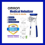 【รับประกัน 5 ปี】Omron Nebulizer Ultrasonic MESH เครื่องพ่นละอองออกซิเจน ขนาดพกพา ระบบอัลตร้าโซนิค เค