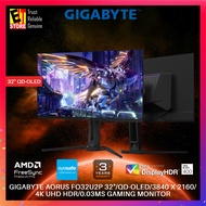 GIGABYTE AORUS FO32U2P 32" QD-OLED 240HZ 0.03ms/4K UHD HDR /KVM SWITCH/AMD FREE SYNC/ RGB GAMING MON