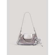 Women's Small Leather Crossbody Bag Girls' Underarm Mini Slingbag GI 2424