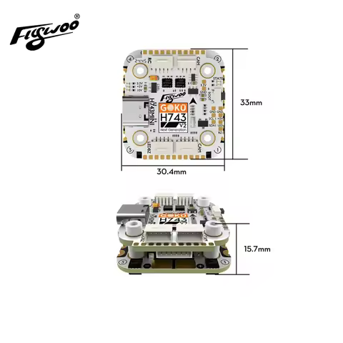 Flywoo GOKU H743 PRO Mini 45A 32Bit 128K 20*20 Stack -- Plug&Play O4 / O4 Pro