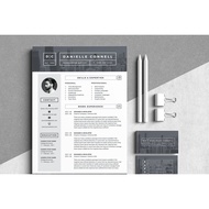Modern Resume word Template with cover letter