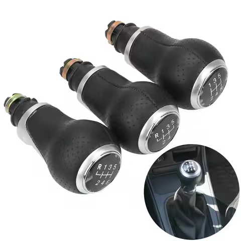 Car Gear Shift Knob For Audi A4 B6 B7 B8 A6 S4 8K A5 8T Q5 8R S Line Ibiza 6J Seat Leon Mk1 Passat G