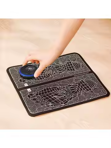 2026 EMS Foot Massager Rechargeable Massage Pad Foot Relaxation Pad Electric Foot Massage Tools Prom