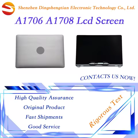 Laptop Silver Space Gray A1706 A1708 A1990 LCD Screen Display Assembly for Macbook Retina A1706 A170