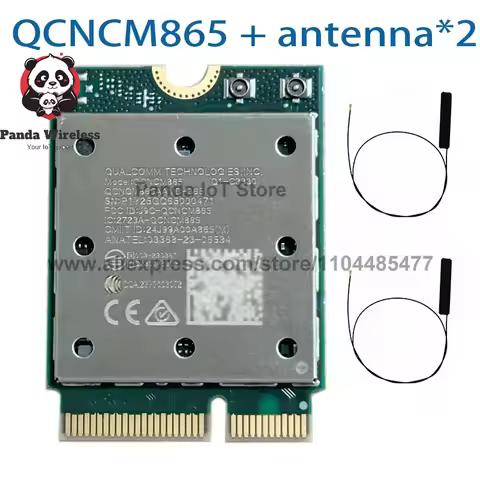 WiFi 7 QCNCM865 WiFi 7 BT Combo Module Bluetooth 5.3 up to 5.8 Gbps with 4K QAM WiFi 7 WiFi 6E WiFi 