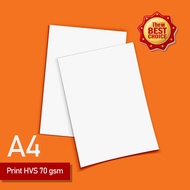 70 GRAM HVS PRINTJasa A4 SIZE "SHARP PRINT RESULTS"