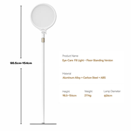 Telesin Eye Care & Beauty Fill Light ไฟไลฟ์สด ปรับได้ 2900K-6000K  ( Desktop Stand /Floor stand)