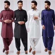 Pakistan Style Men Kurta With Pant Style Fully stitched paithani Kurta with Salwar Bottom Kurta Lelaki Pakistan