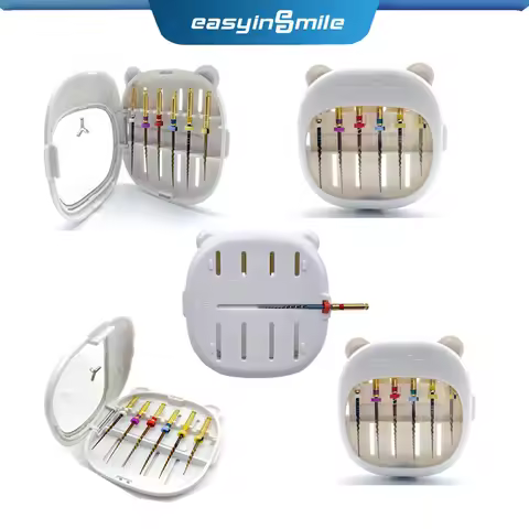 1/5Pcs Easyinsmile Dental Endo File Management Boxes Endodontic Files Lengh Measuring Sterilization 