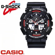 casio g-shock แท้ นาฬิกา ชาย รุ่นGA-100-1A4 casio นาฬิกา watch นาฬิกาข้อมือผู้ชาย ของแท้100% นาฬิกากันน้ำ100% สายเรซิ่นกันกระแทก รับประกัน 1 ปี
