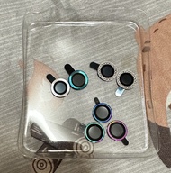 一個$15 全新品 IPhone 11、11 pro、11 pro max、12、12mini 、12pro系列通用 一體玻璃鏡頭圈 顏色任選 金屬加鋼化玻璃 鏡頭膜 鏡頭保護貼 保護鏡頭