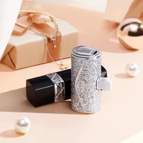 iWALK Diamond Capsule Power Bank Pocket Mini Diamond Lipstick Ultra Thin and Compact Fast Charging P