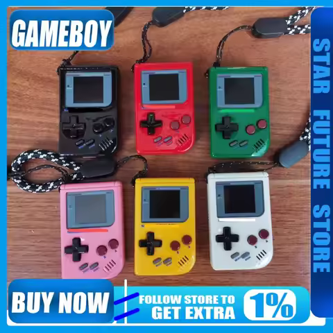Micro GameBoy Console Version Upgrade Super Mini GB Mini Handheld Console GAMEBOY Key Fob Portable C