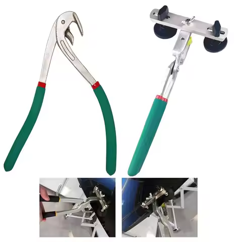 Car Fender Edge Repair Pliers Professional Trimming Tool with Flat Hole Caliper for Paintless Dent R