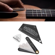 Jiawu Guitar String Action Ruler Truss Rod Measuring Tool with Neck Relief Measurements .006 .008 .0
