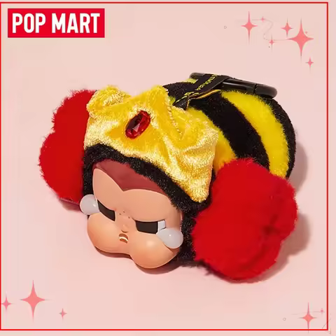 Genuine POPMART CRYBABY X The Powerpuff Girls Series Vinyl Face Plush Blind Box Pendant