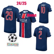 24/25 O.DEMBELE soccer clothes PaRis Home Jerseys D.DOUE KVARATSKHELIA O.DEMBELE HAKIMI VITINHA LEEK