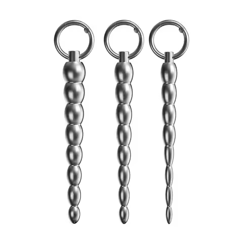 Stainless Steel Urethra Bead Insertion Horse Eye Stick Male Urethral Strip Dilation Orgasm Masturbat