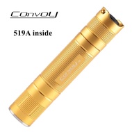 Convoy Golden S3 Flashlight With 519A LED Camping Hiking Light