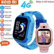 ZZOOI New 4G Kids Smart Watch WIFI LBS Track Location 750mAh Battery IP67 Waterproof SOS Children Smartwatch Camera Phone Android Ios