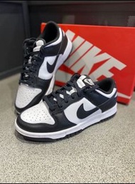 Nike Dunk Black 耐磨 低筒 板鞋 黑白熊貓