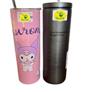 304 stainless steel thermos cup with stainless steel straw