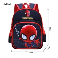 FKILLAONE Children School Backpack, School Accessory Large Capacity Student Bag, Kawaii Spiderman Elsa  Captain America Shoulders Bag School