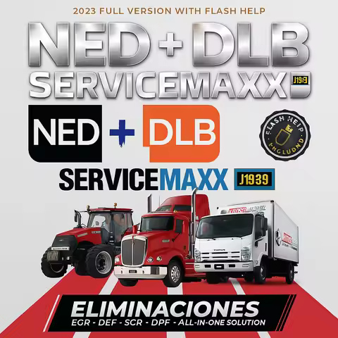 NED DLB ServiceMAXX 2023 Navistar Engine Diagnostic Diamond Logic Builder DataBase with Unlimited Ke