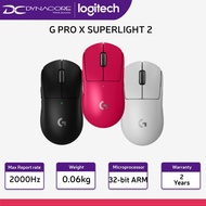 Logitech G PRO X SUPERLIGHT 2 LIGHTSPEED Wireless Gaming Mouse - Black / White / Magenta