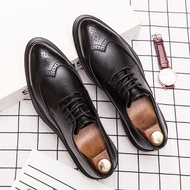 Black leather shoes formal shoes office shoes oxford shoes business Leather for man Wedding shoes