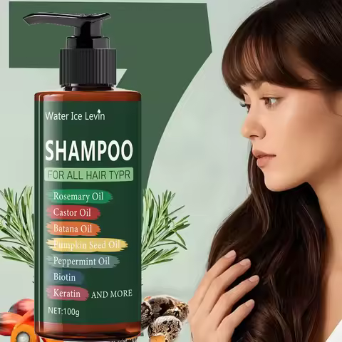 7in 1 Hair Shampoo-250G 7 in 1 Shampoo-Cooling Moisturizing Damaged Hair Split Anti-Breakage Rich La